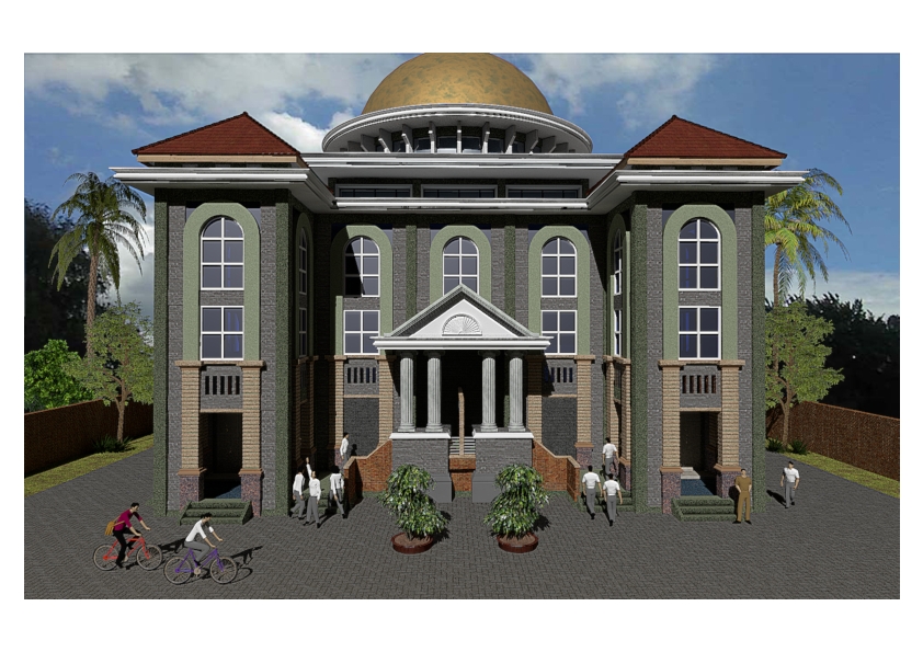 Pembangunan Masjid SMA Negeri 1 Genteng Banyuwangi