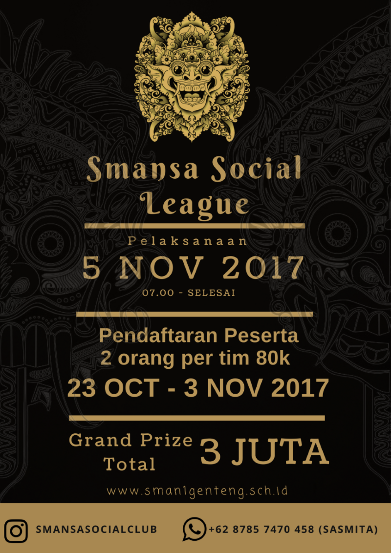 Smansa Social League (S2L) 2017