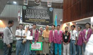 Juara 3 lomba hidroponik tingkat provinsi di Poliwangi